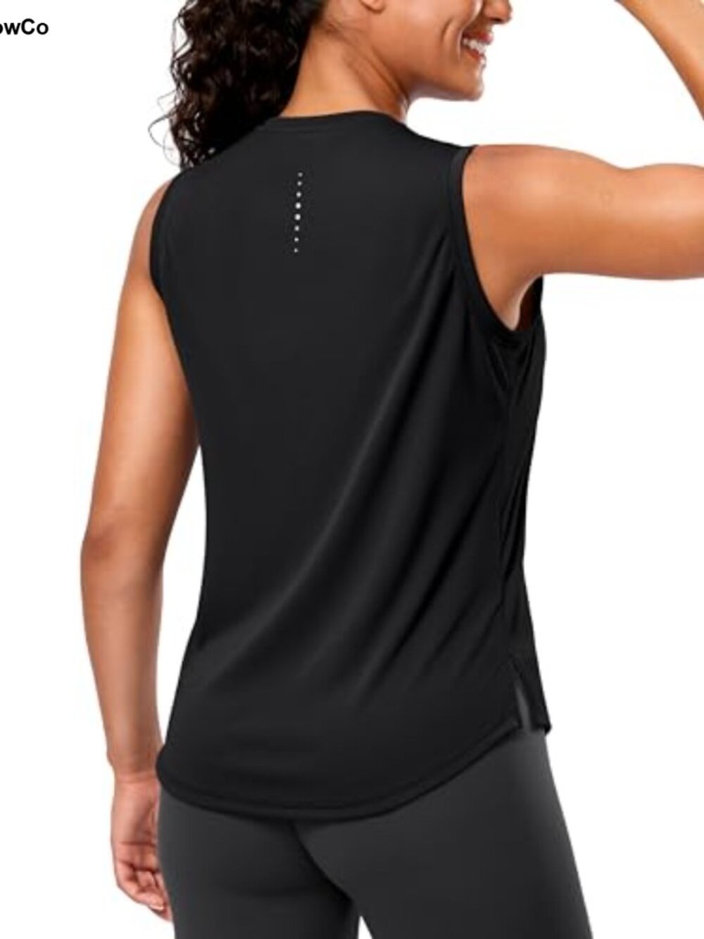 Women's Sleeveless Workout Tank Top Running Yoga Athletic Shirt Loose Fit